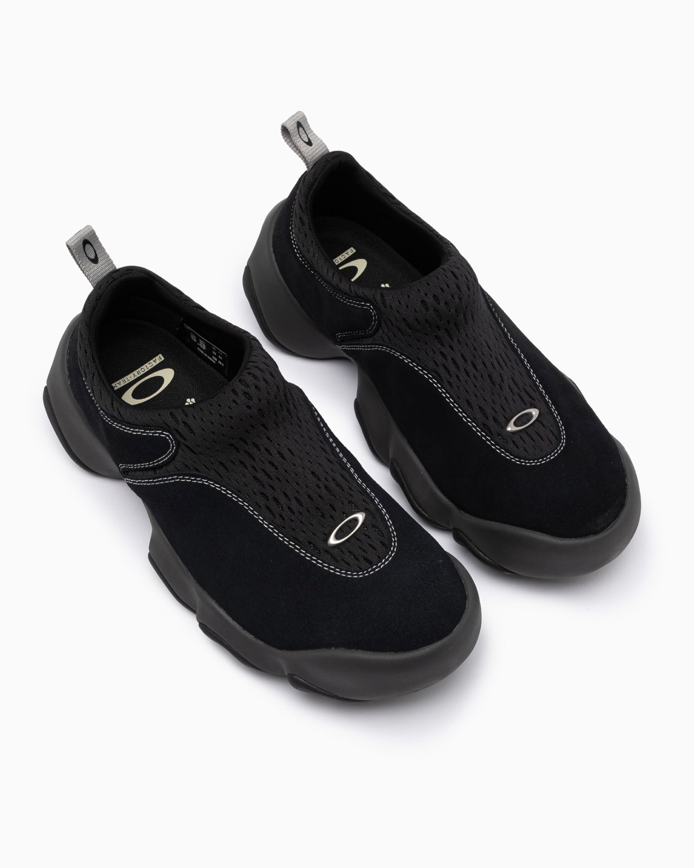 {M.Lu} Brain Dead x Oakley Factory Team Suede Flesh Sneakers