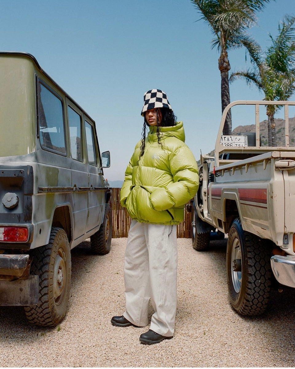 {M.Lu} Stüssy Checker Knit Bucket Hat