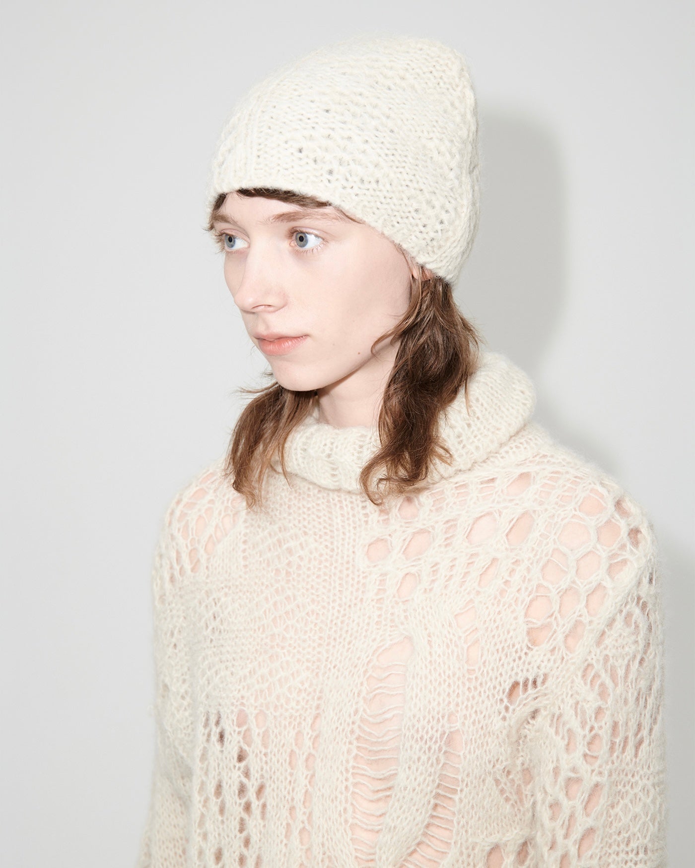 {M.Lu} Our Legacy Alpaca Crochet Beanie
