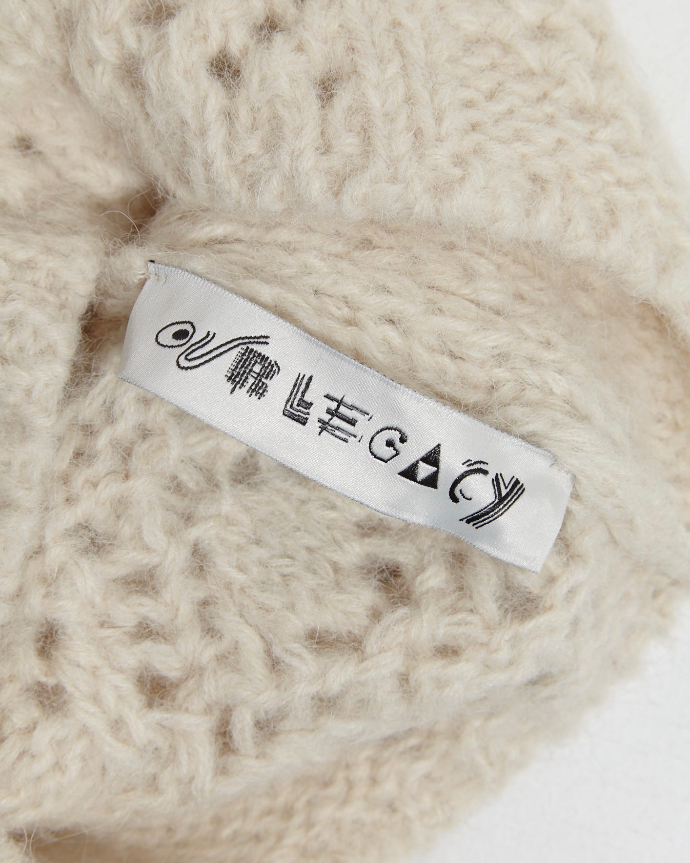 {M.Lu} Our Legacy Alpaca Crochet Beanie
