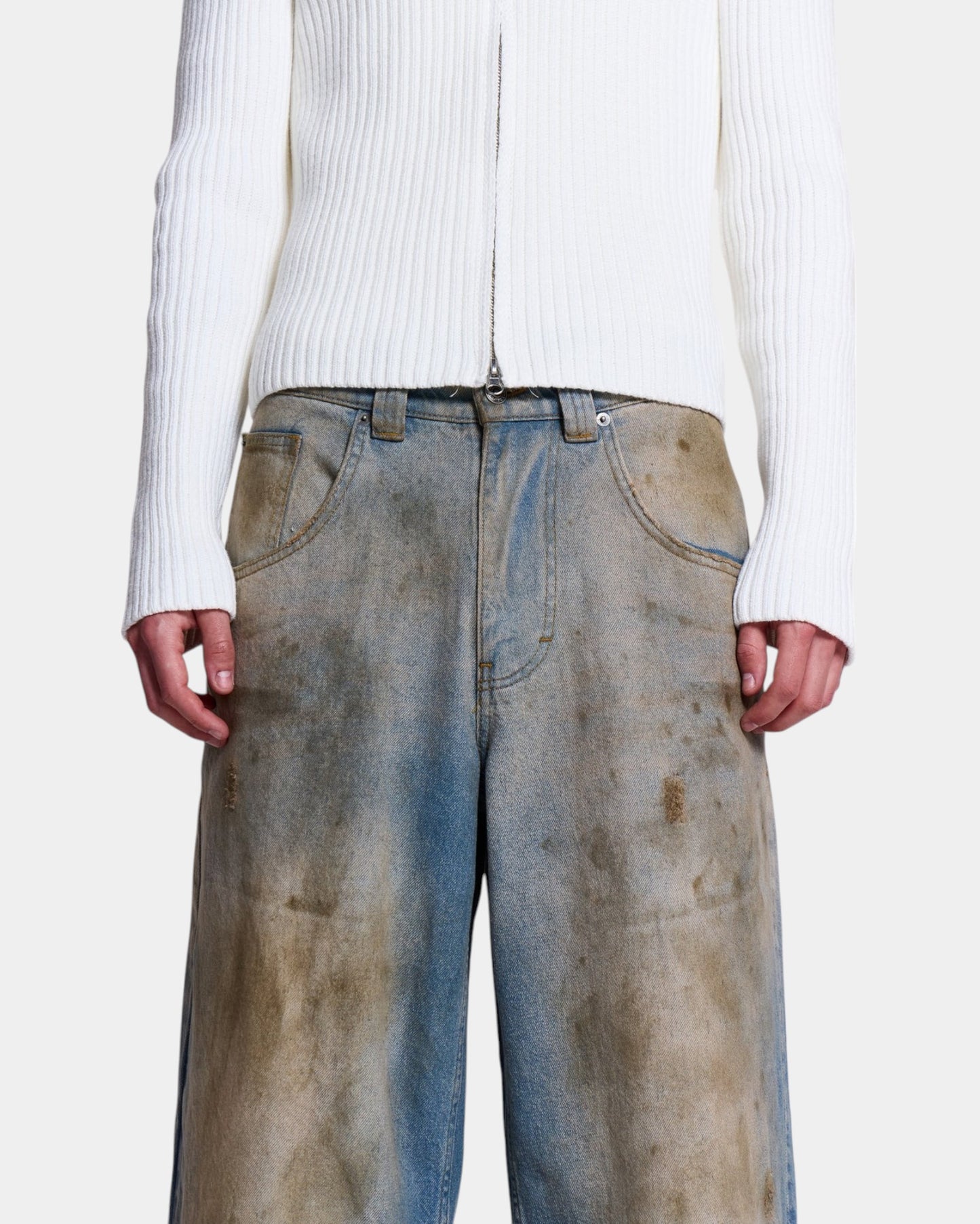 {M.Lu} Jaded London Mud Wash Jeans