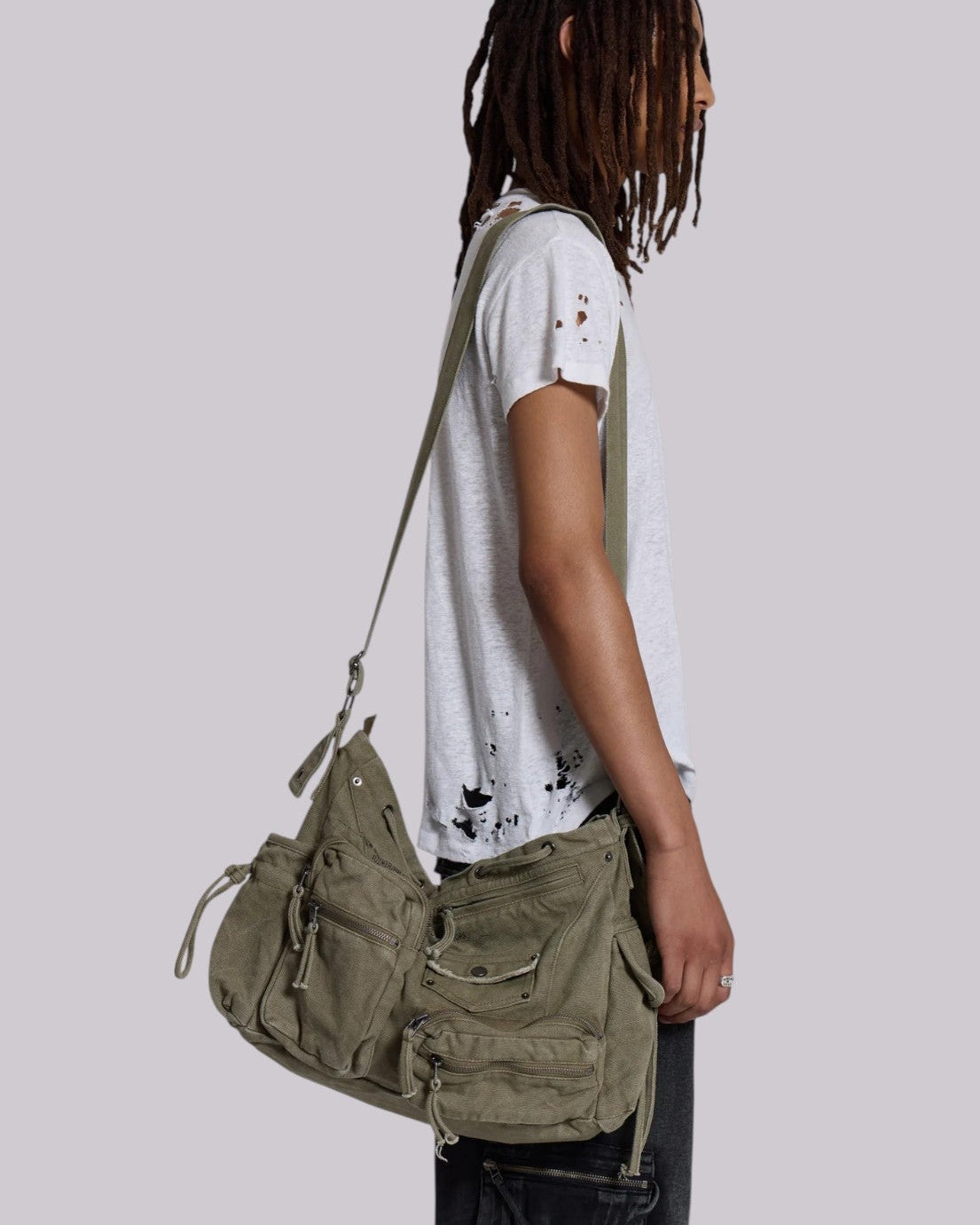 {M.Lu} Jaded London Utility Messenger Bag
