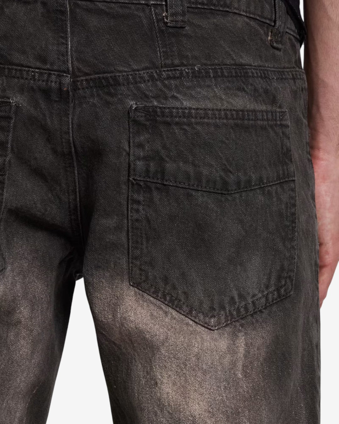 {M.Lu} Jaded London Creased Drift Bootcut Jeans