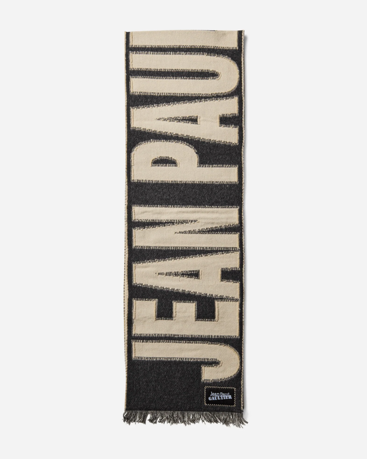 {M.Lu} Jean Paul Gaultier Logo Scarf