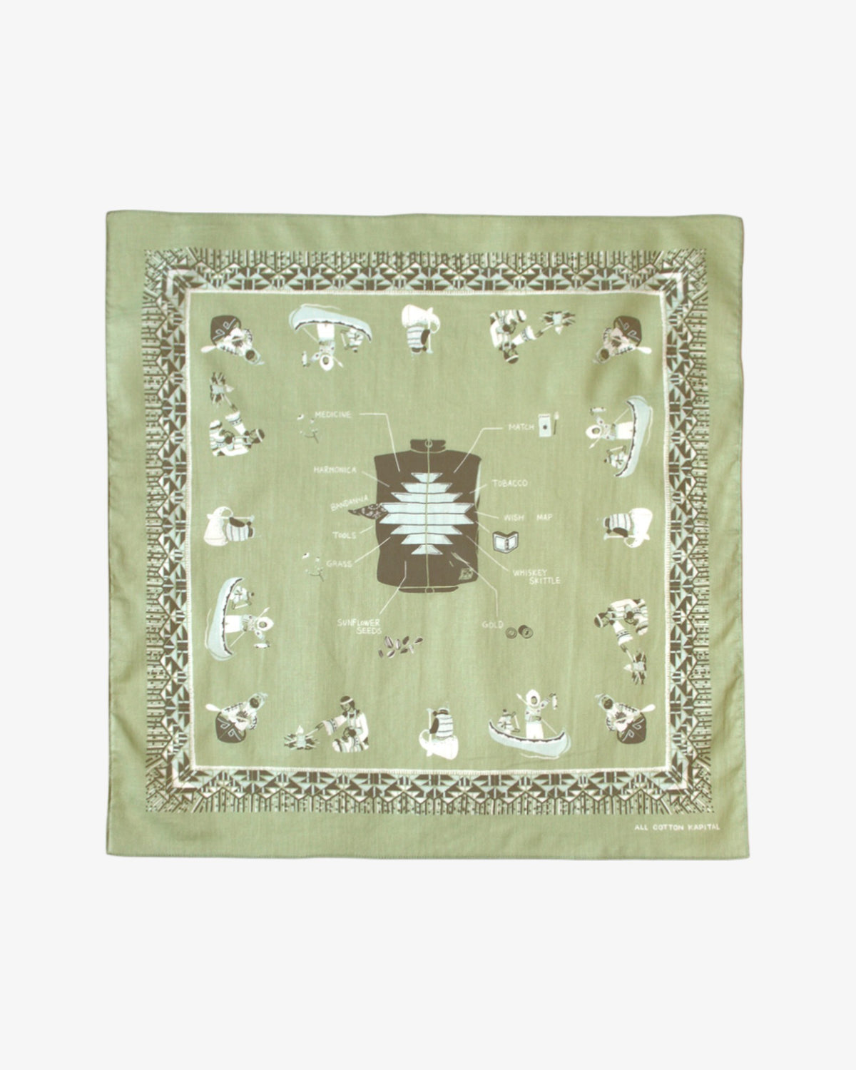 {M.Lu} Kapital Cotton Bandana