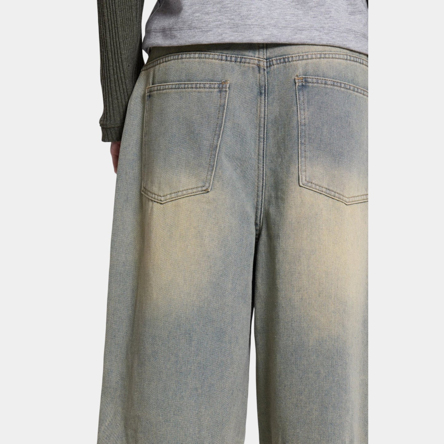 {M.Lu} Jaded London Light Wash Shorts