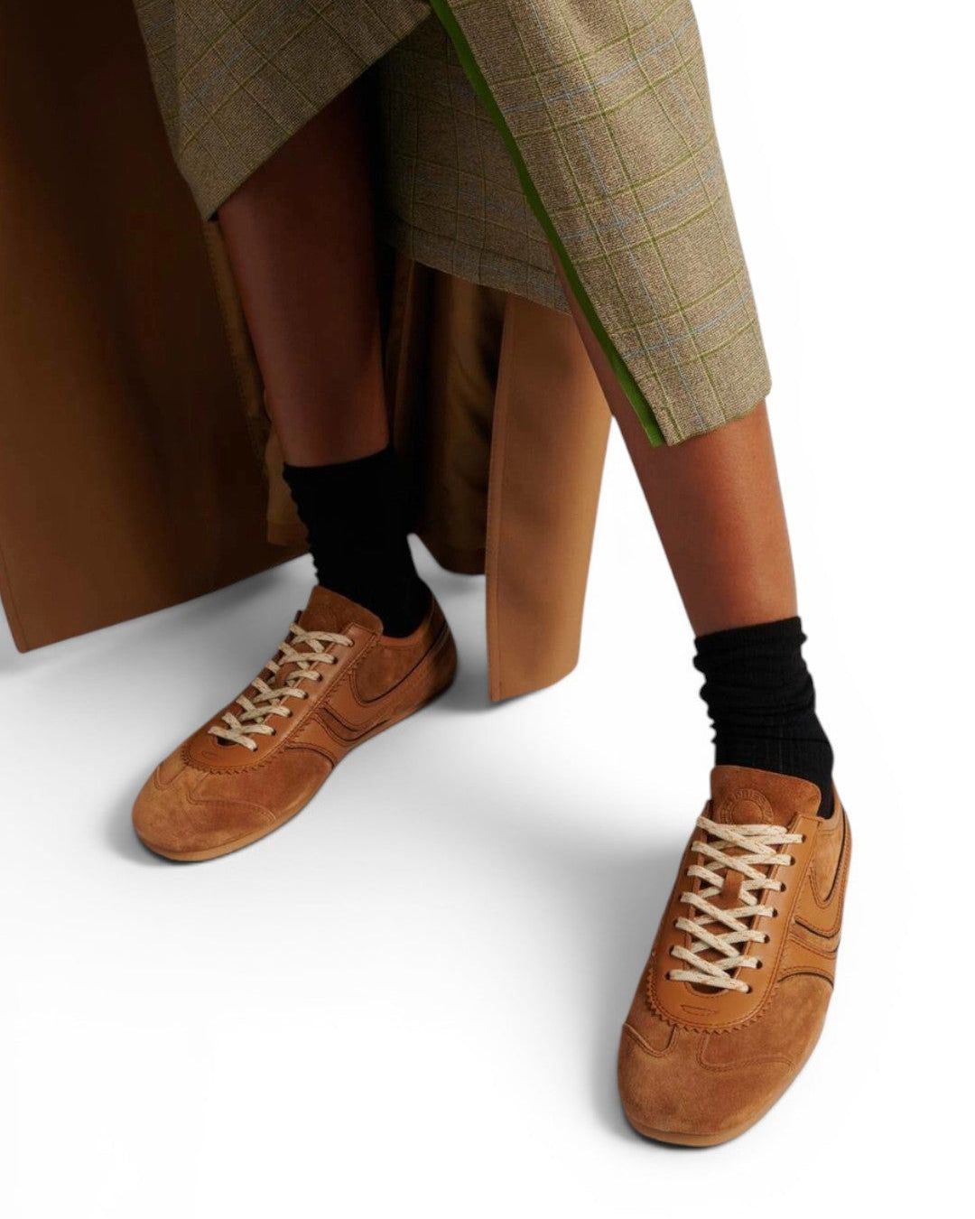 {M.Lu} Dries Van Noten Suede Sneakers