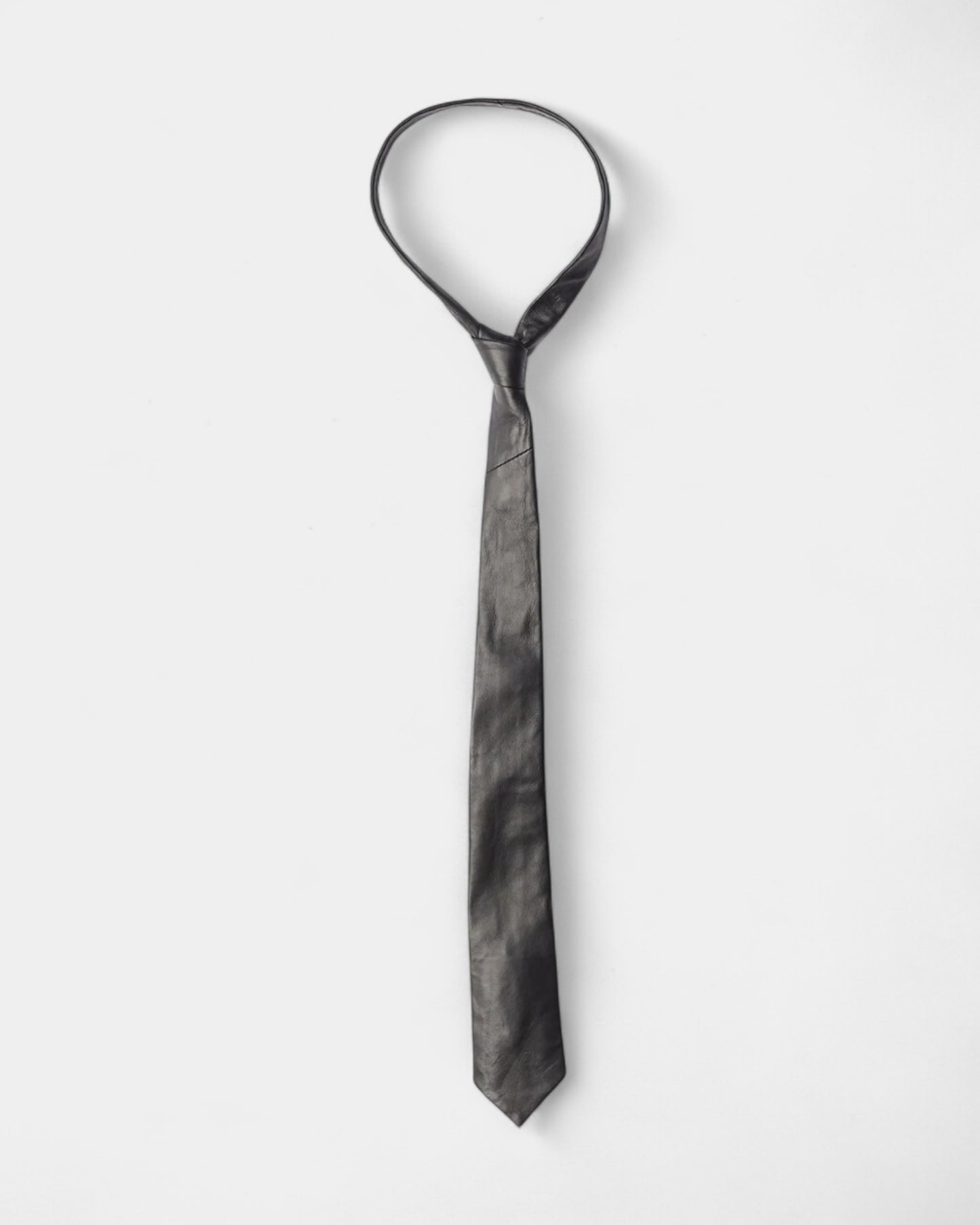 {M.Lu} Deadwood Leather Tie