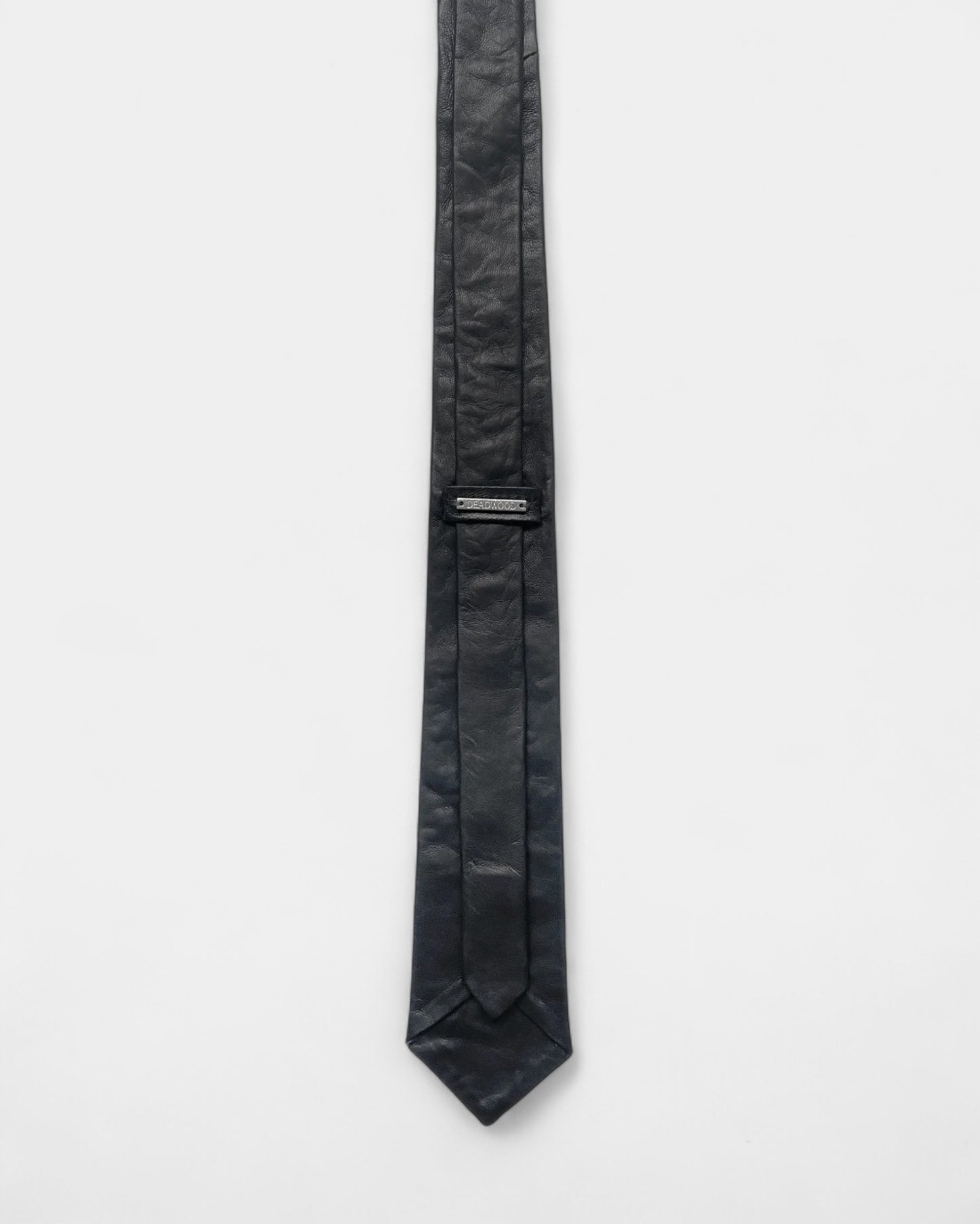 {M.Lu} Deadwood Leather Tie