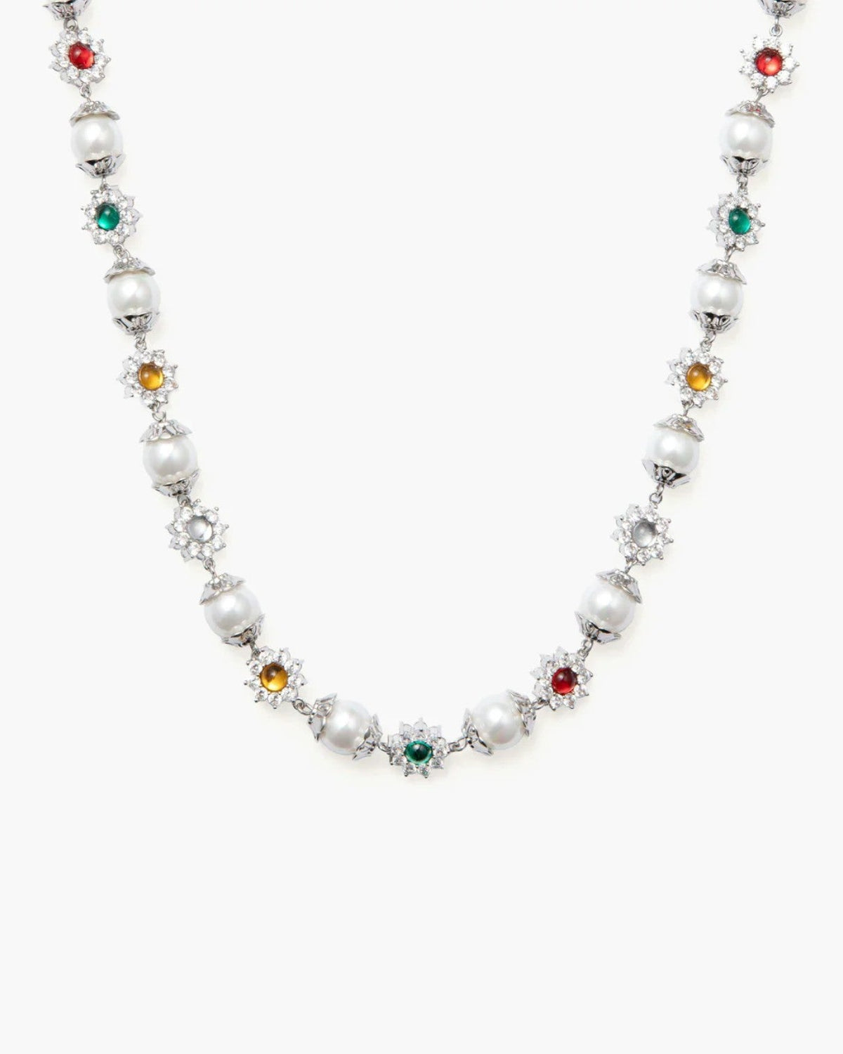 {M.Lu} en route Daisy Pearl Necklace