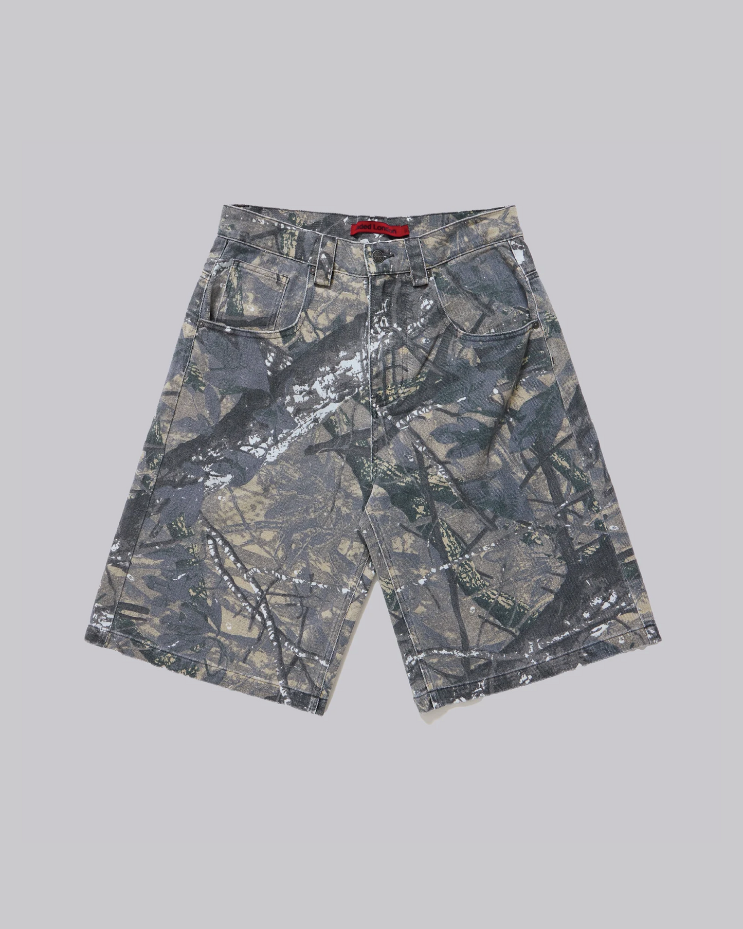{M.Lu} Jaded London Camo Shorts
