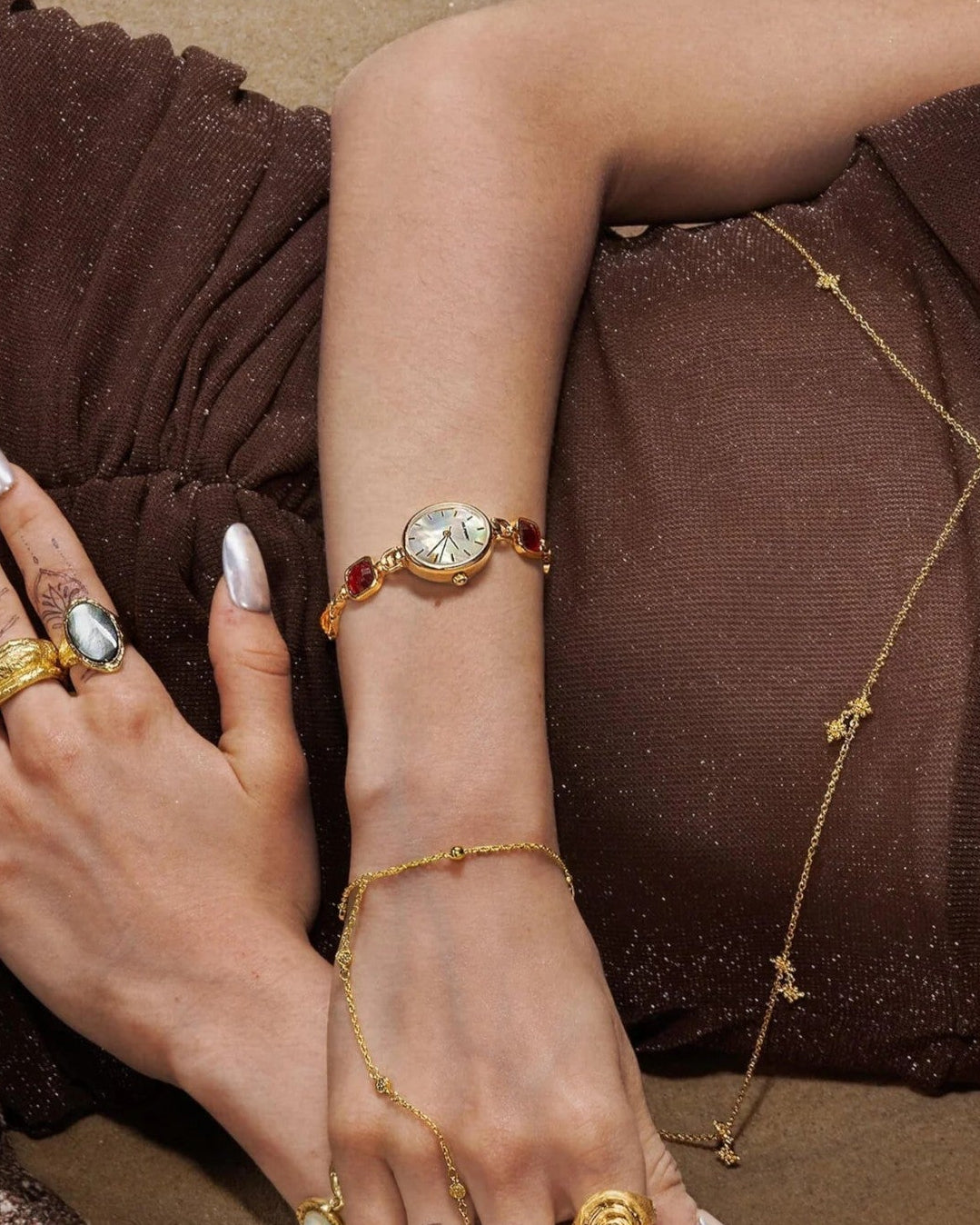 {M.Lu} en route Watch Bracelet