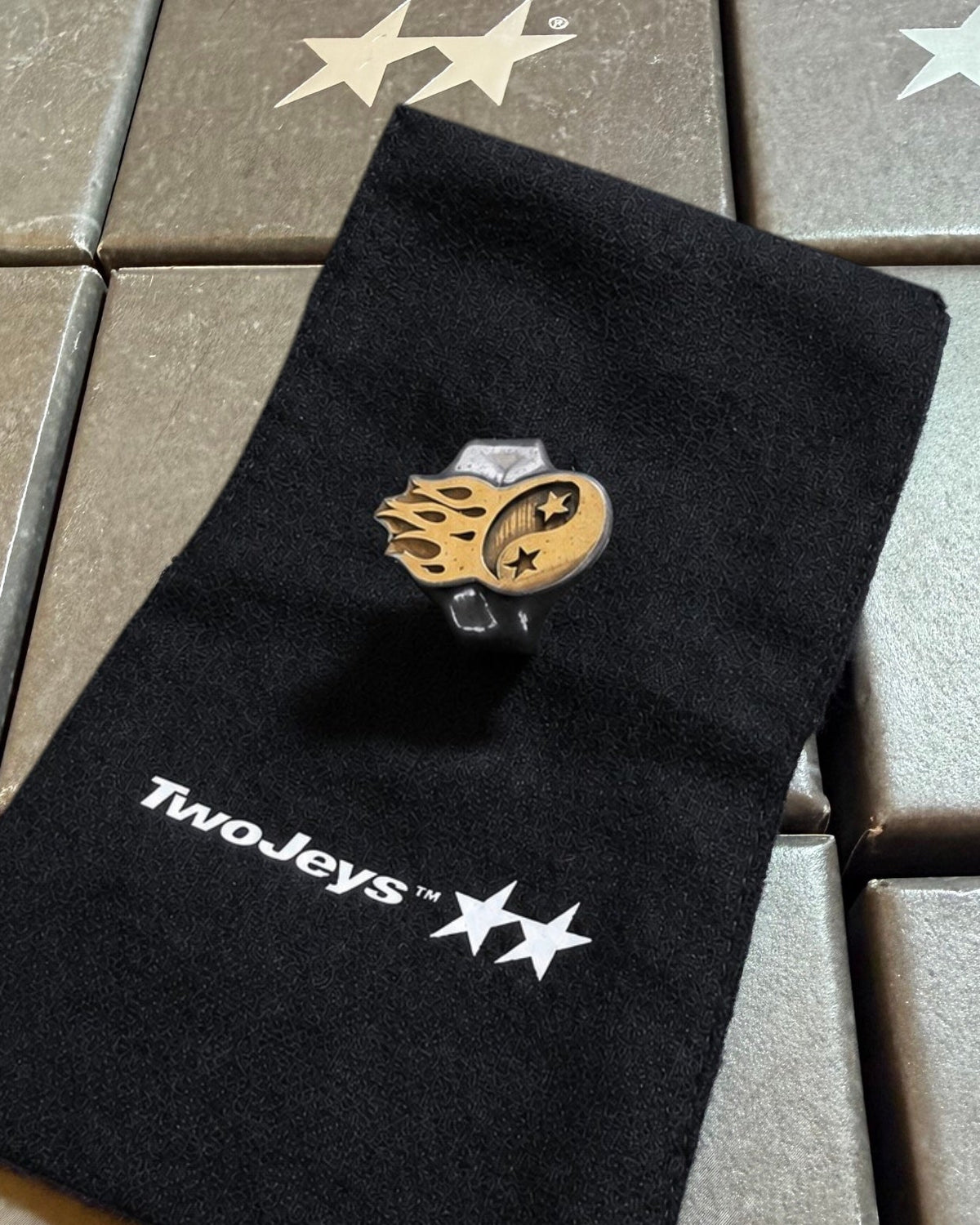 {M.Lu} Twojeys Stamp Ring