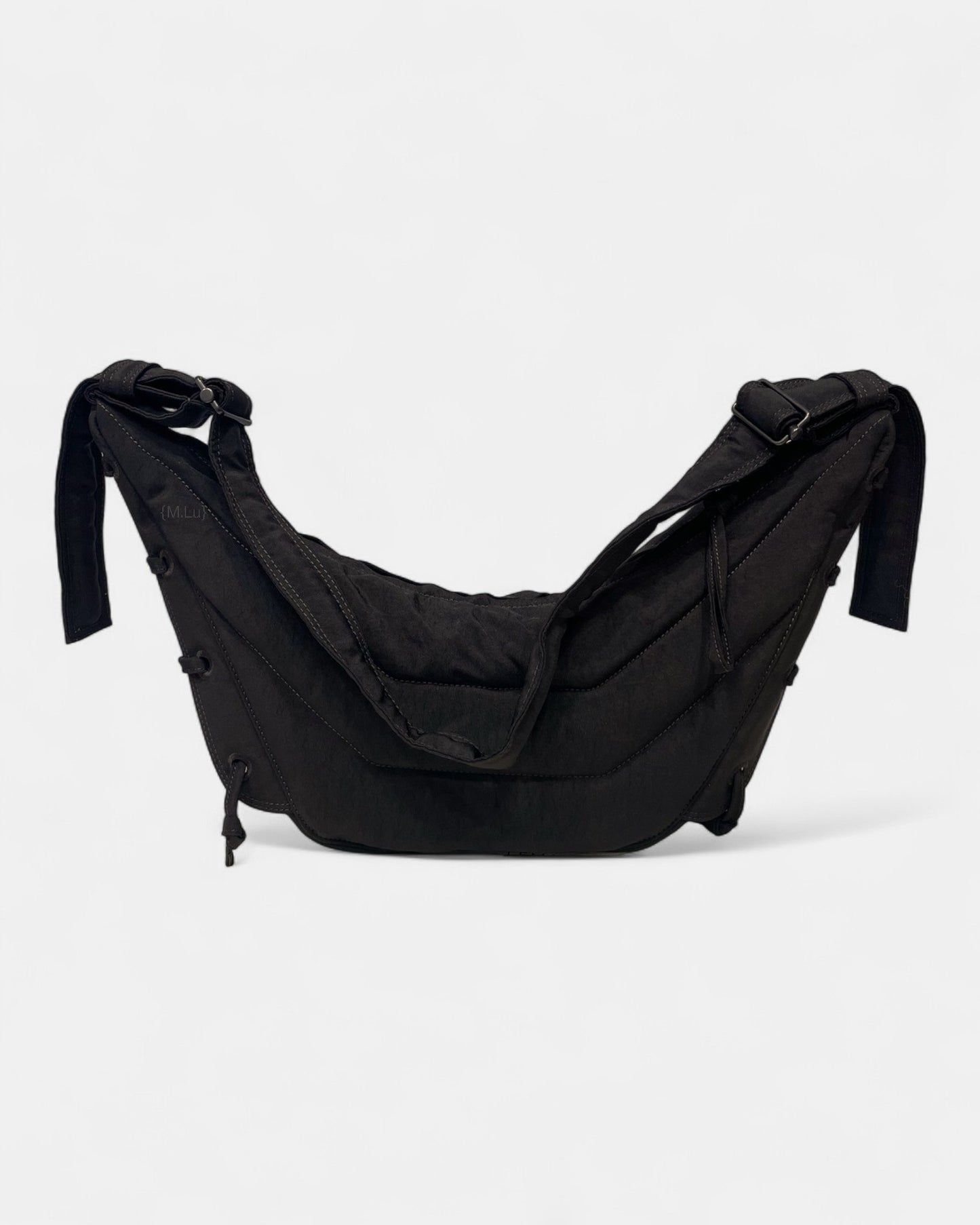 {M.Lu} Lemaire Small Soft Game Bag Dark Chocolate