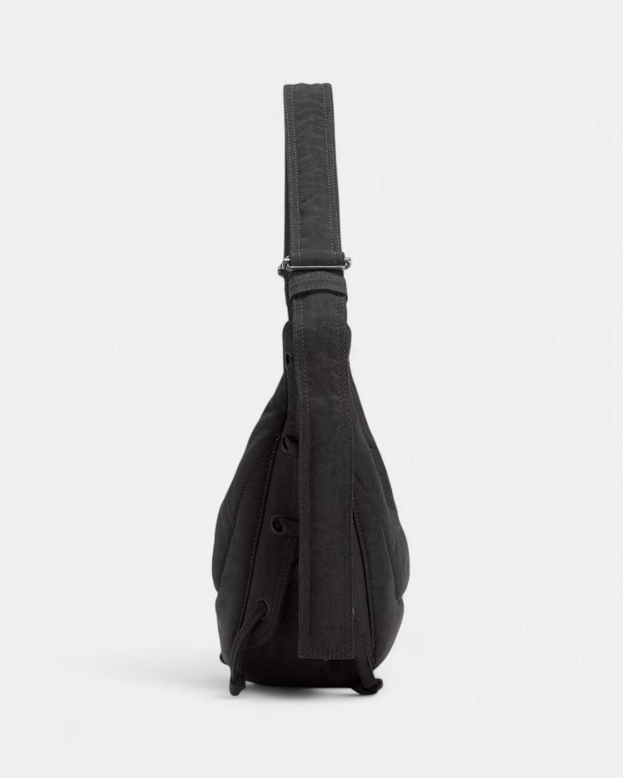 {M.Lu} Lemaire Small Soft Game Bag Dark Chocolate