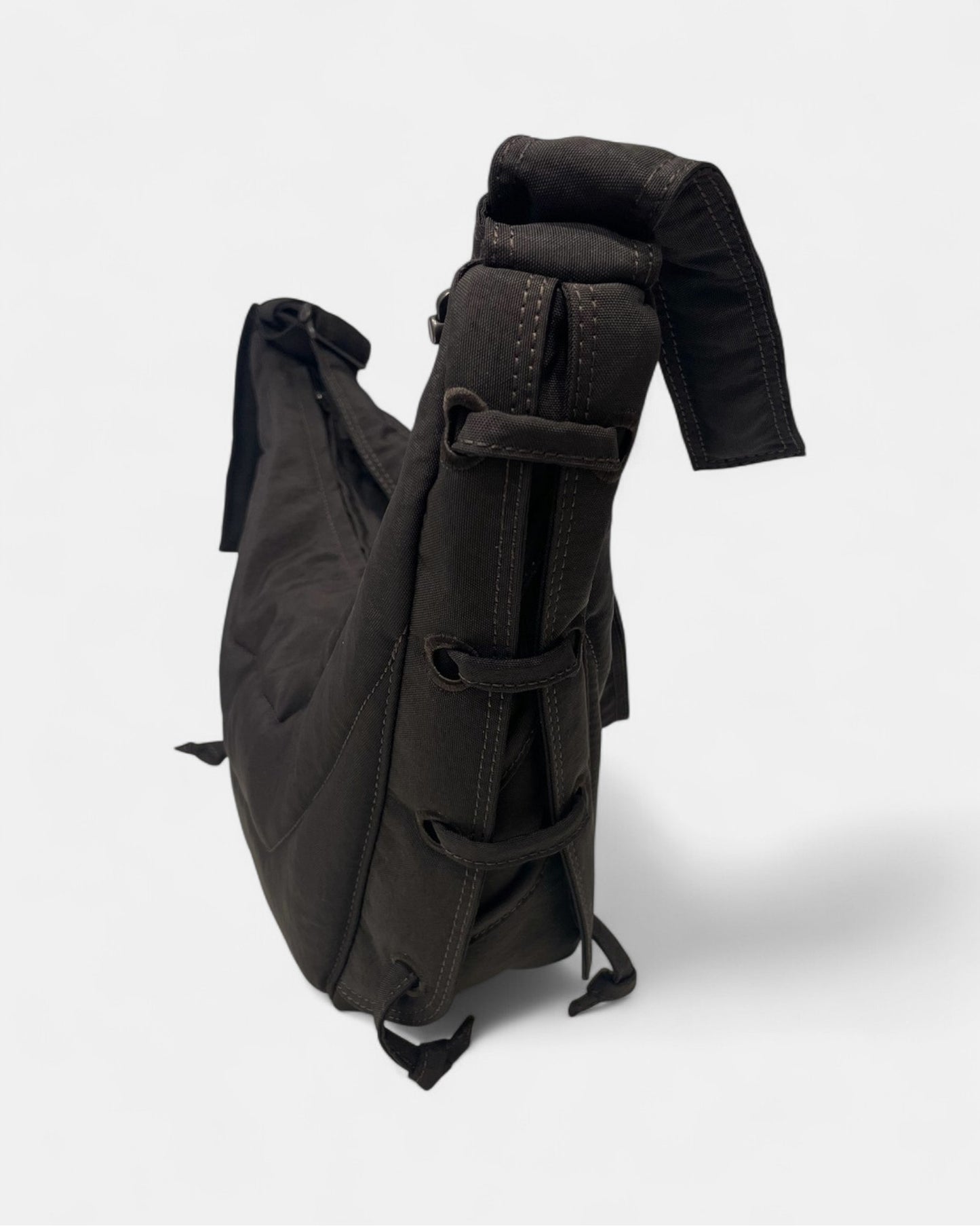 {M.Lu} Lemaire Small Soft Game Bag Dark Chocolate