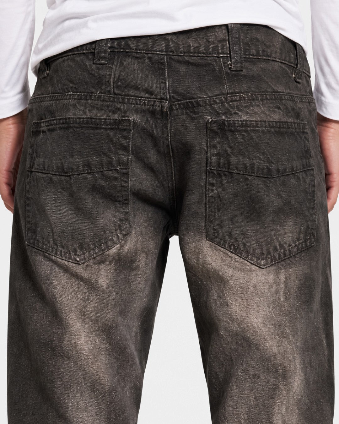 {M.Lu} Jaded London Creased Drift Bootcut Jeans