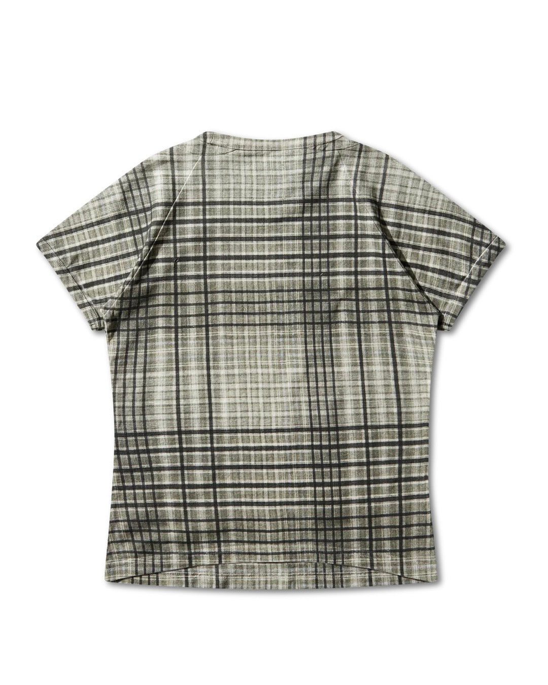 {M.Lu} ROA Check Baby Tee