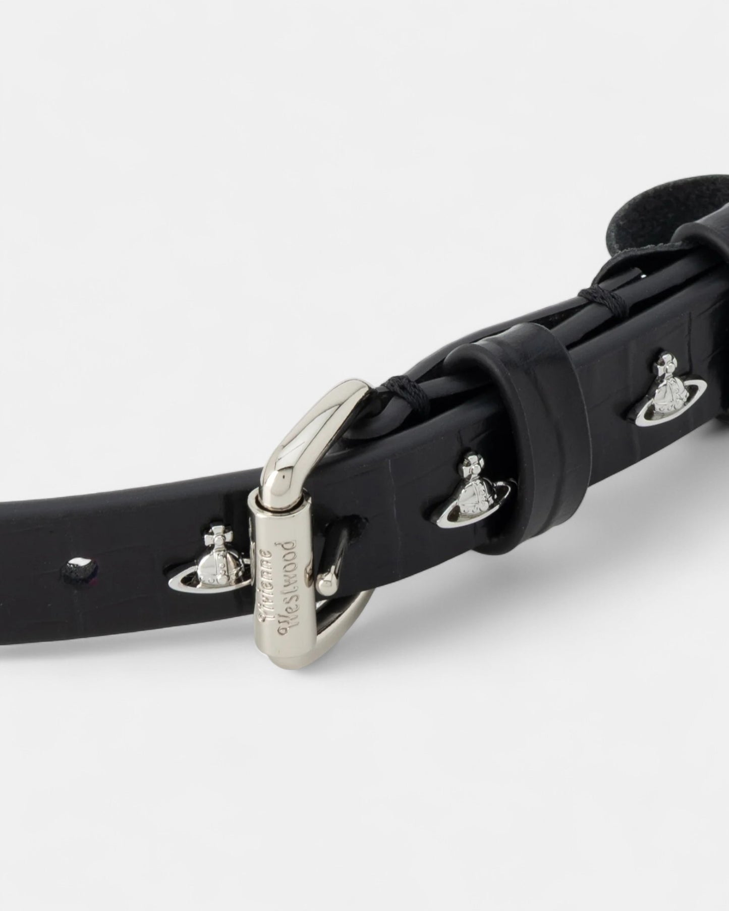 {M.Lu} Vivienne Westwood Mini Alex Orb Stud Buckle Belt