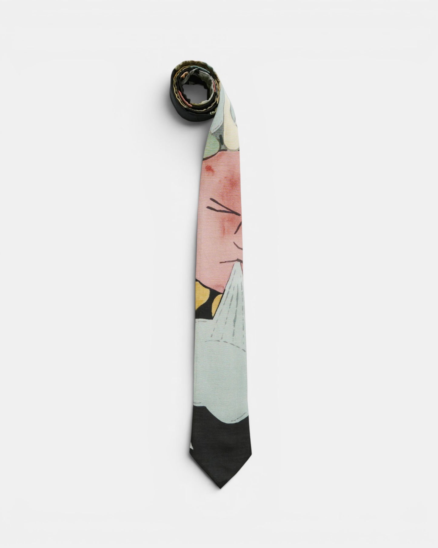 {M.Lu} Our Legacy Silk Blend Tie