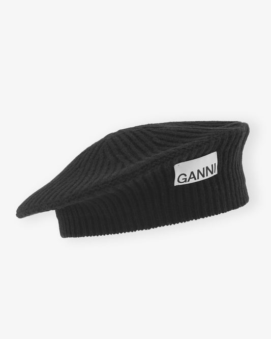 {M.Lu} Ganni Wool Beret