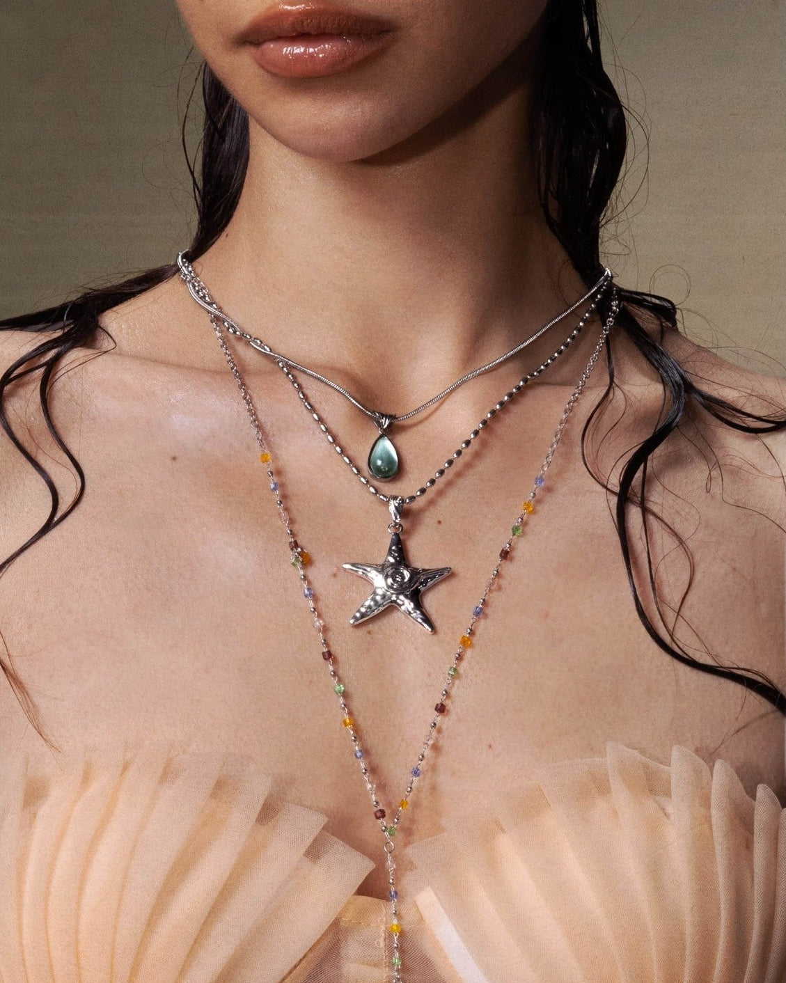 {M.Lu} en route Starfish Necklace