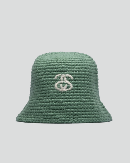 {M.Lu} Stüssy  SS Link Knit Bucket Hat
