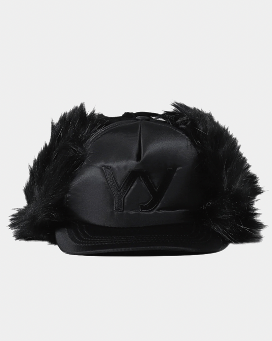 {M.Lu} Open YY Faux Fur Earflap Cap