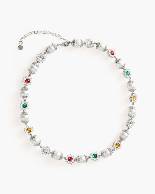 {M.Lu} en route Daisy Pearl Necklace