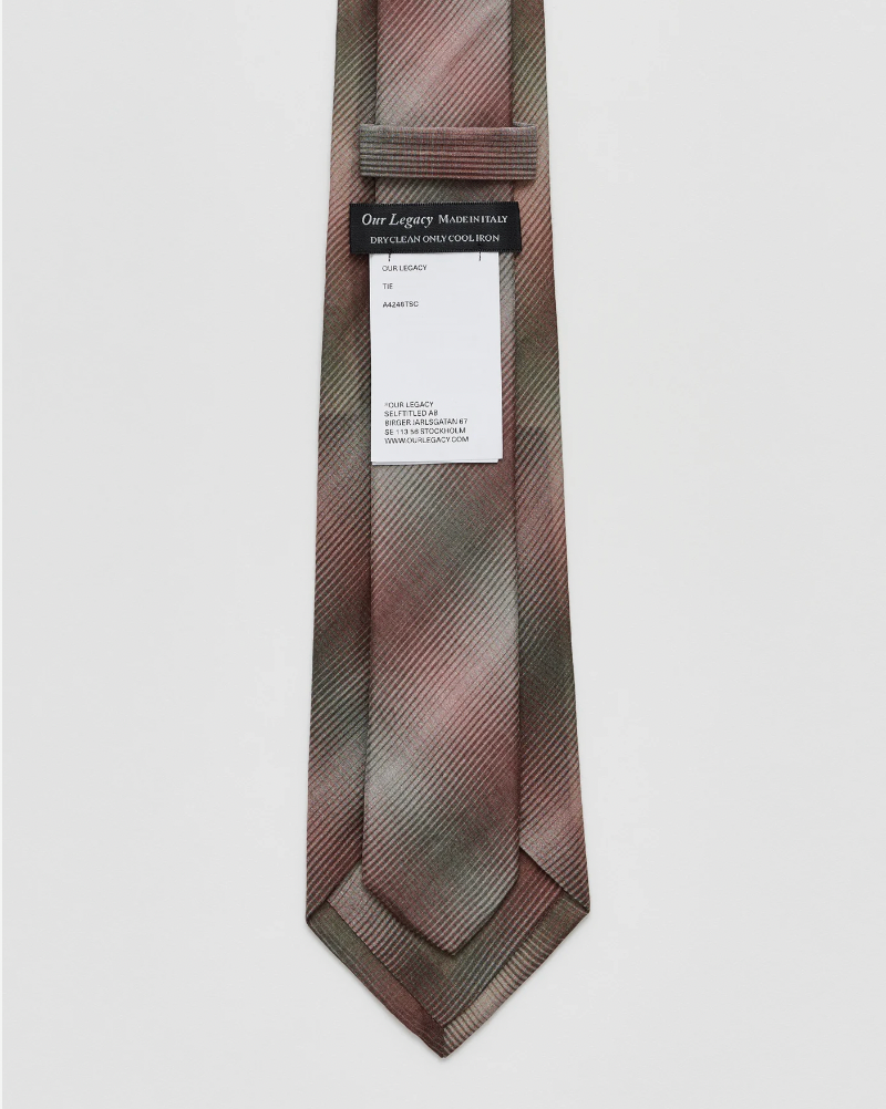 {M.Lu} Our Legacy Cotton Silk Tie