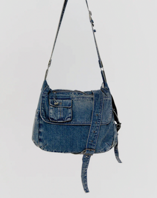 {M.Lu} Jaded London  Stellar Denim Messenger Bag