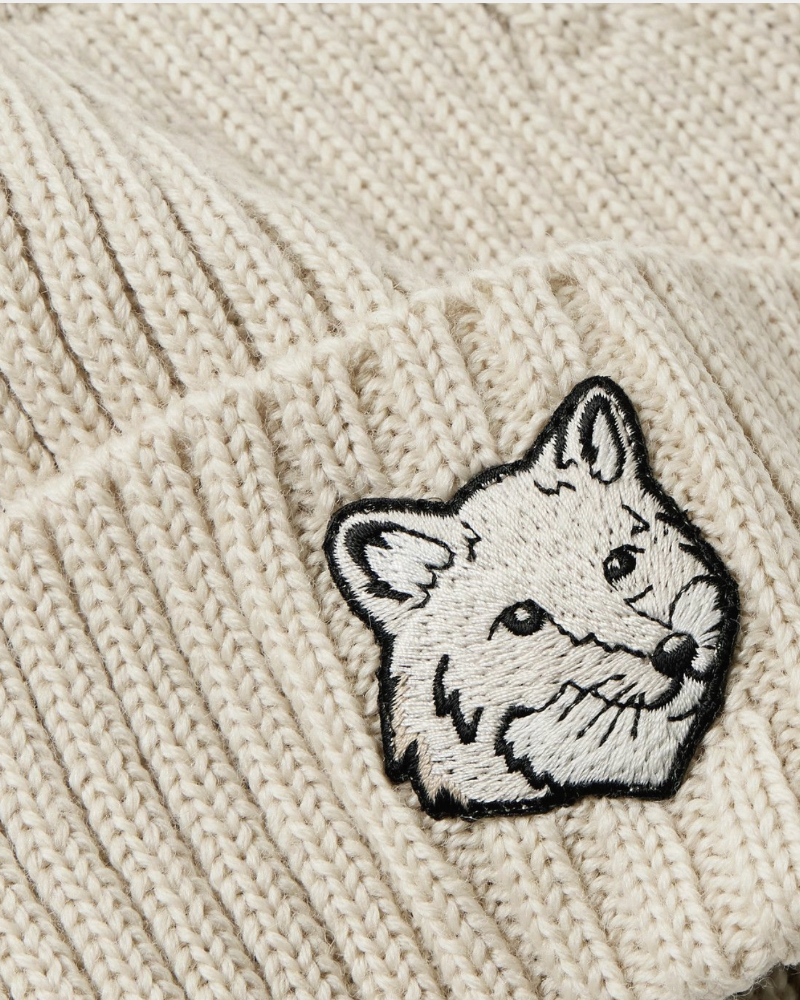 {M.Lu} Maison Kitsuné  Wool Beanie