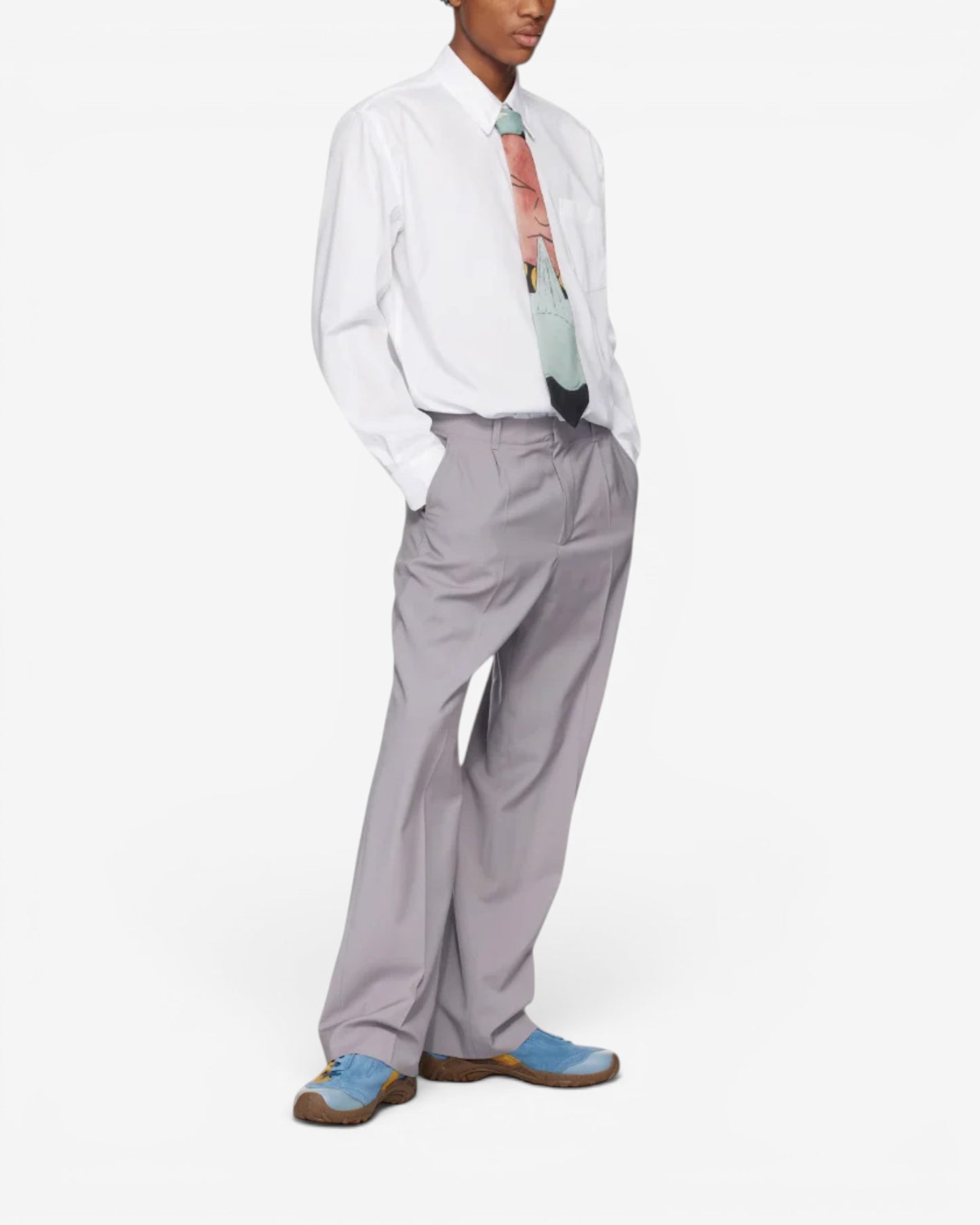 {M.Lu} Our Legacy Silk Blend Tie