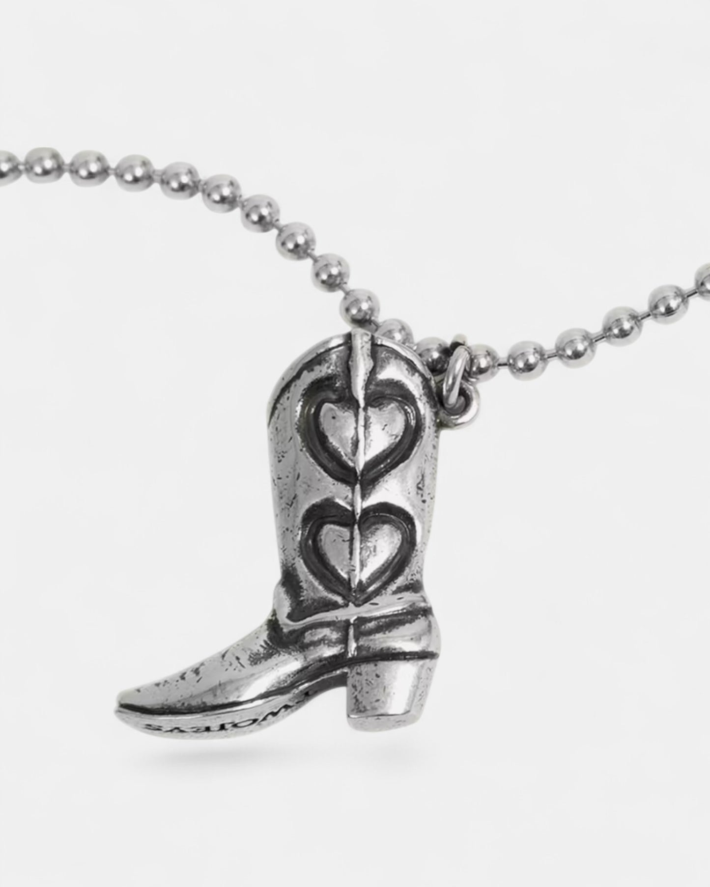 {M.Lu} Twojeys Cowboy Boot Necklace