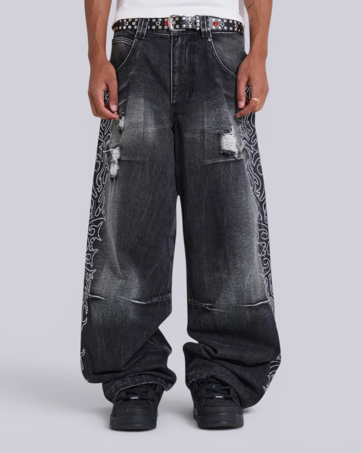 {M.Lu} Jaded London Crystalline Jeans