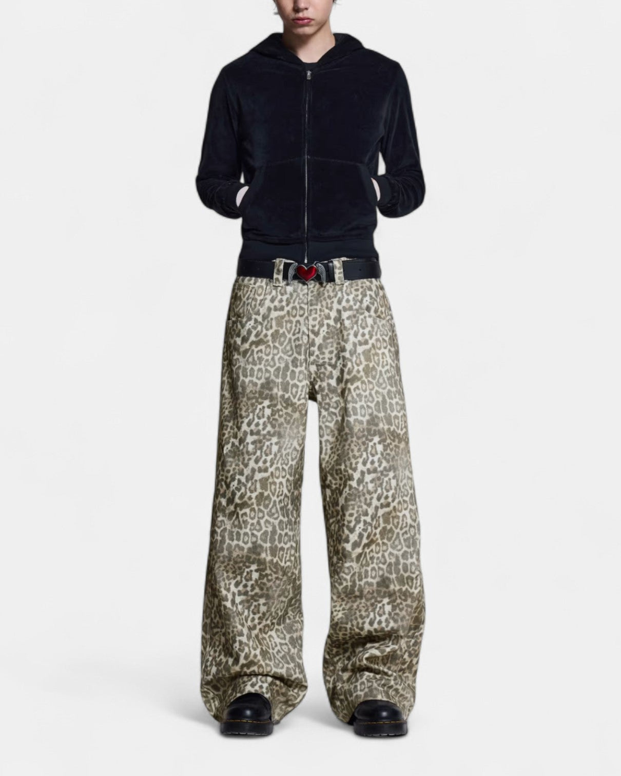 {M.Lu} Jaded London Leopard Print Jeans