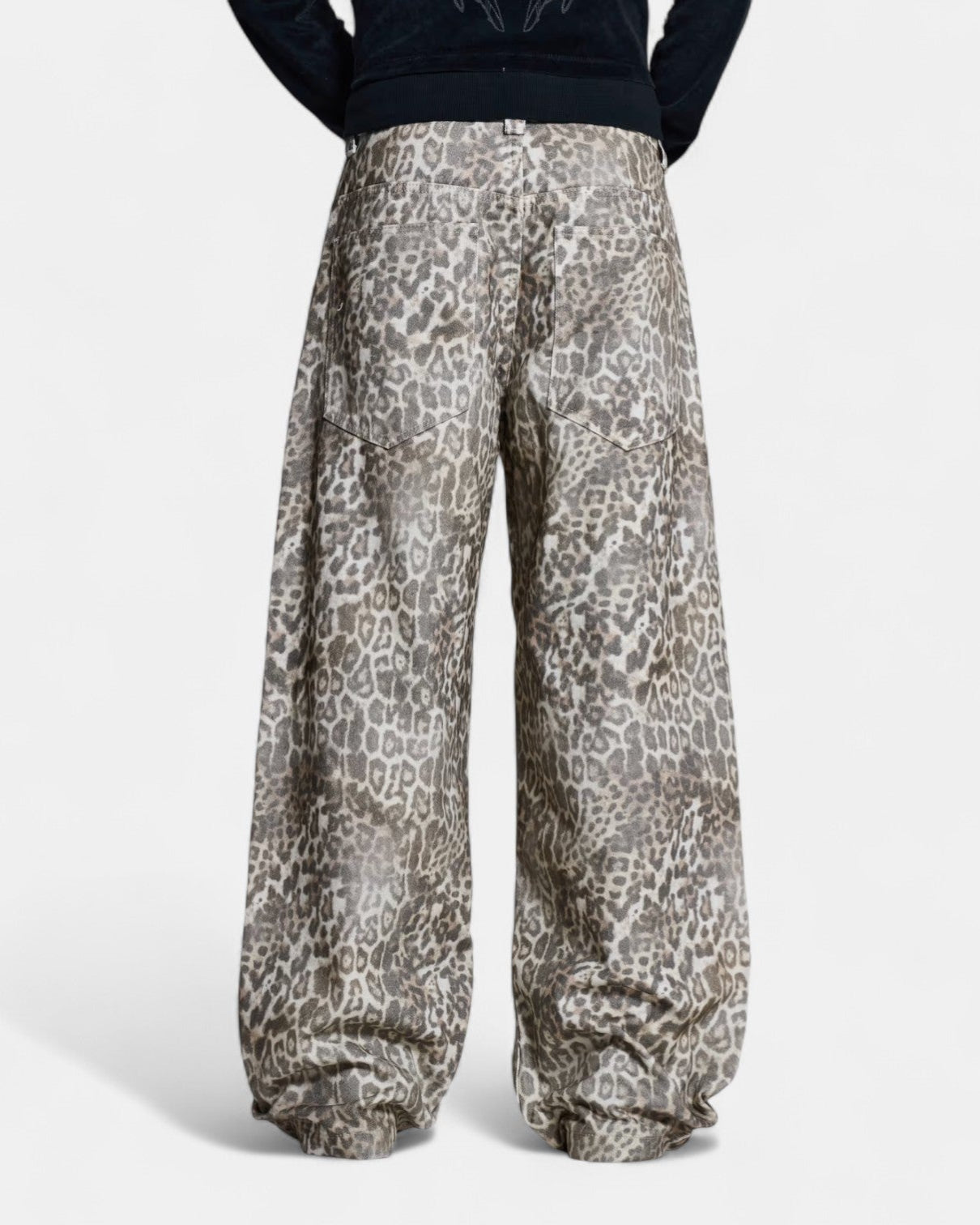 {M.Lu} Jaded London Leopard Print Jeans