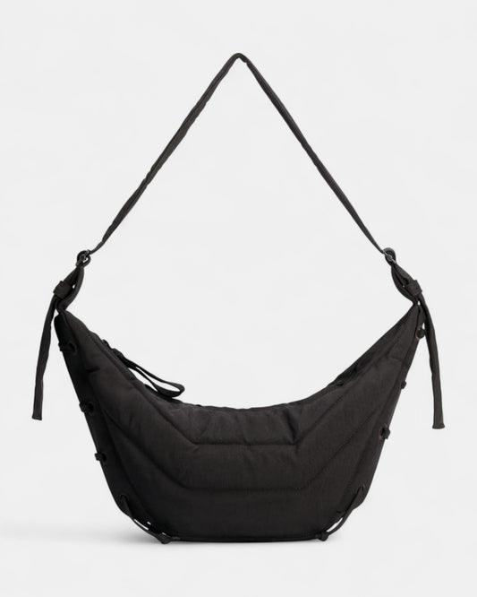 {M.Lu}  Lemaire Small Soft Game Bag Dark Chocolate