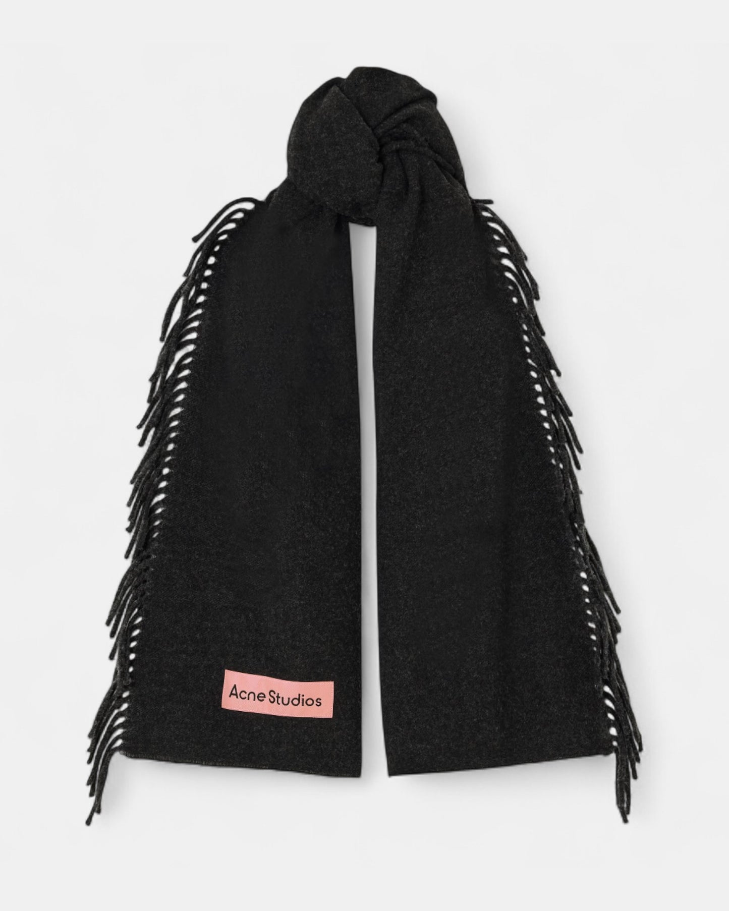 {M.Lu} Acne Studios Fringe Wool Scarf