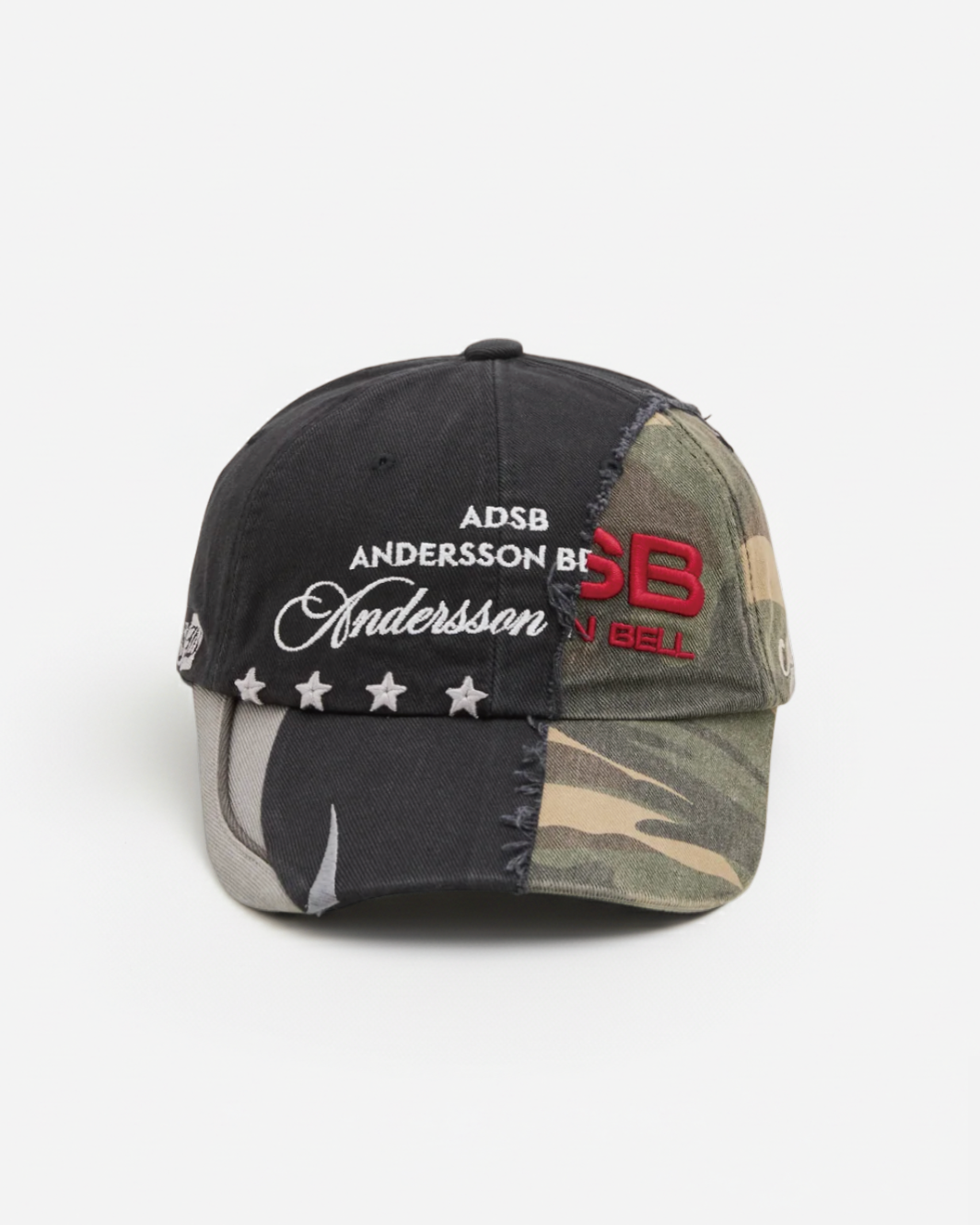 {M.Lu} Anersson Bell Camouflage Split Paneled Cap