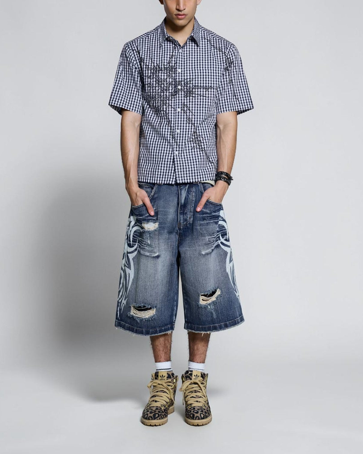 {M.Lu} Jaded London Denim Shorts