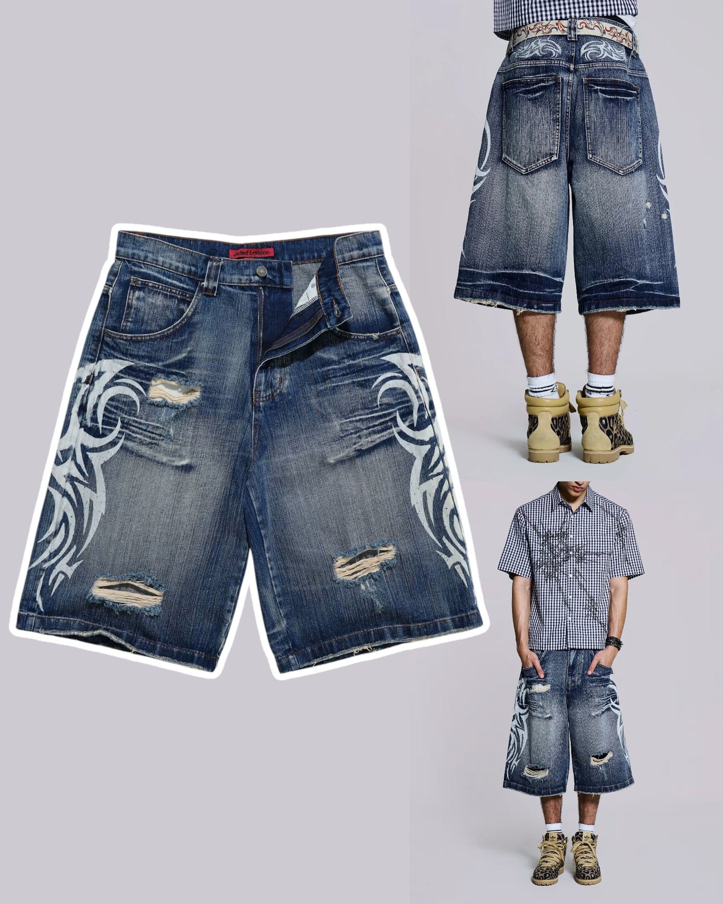 {M.Lu} Jaded London Denim Shorts