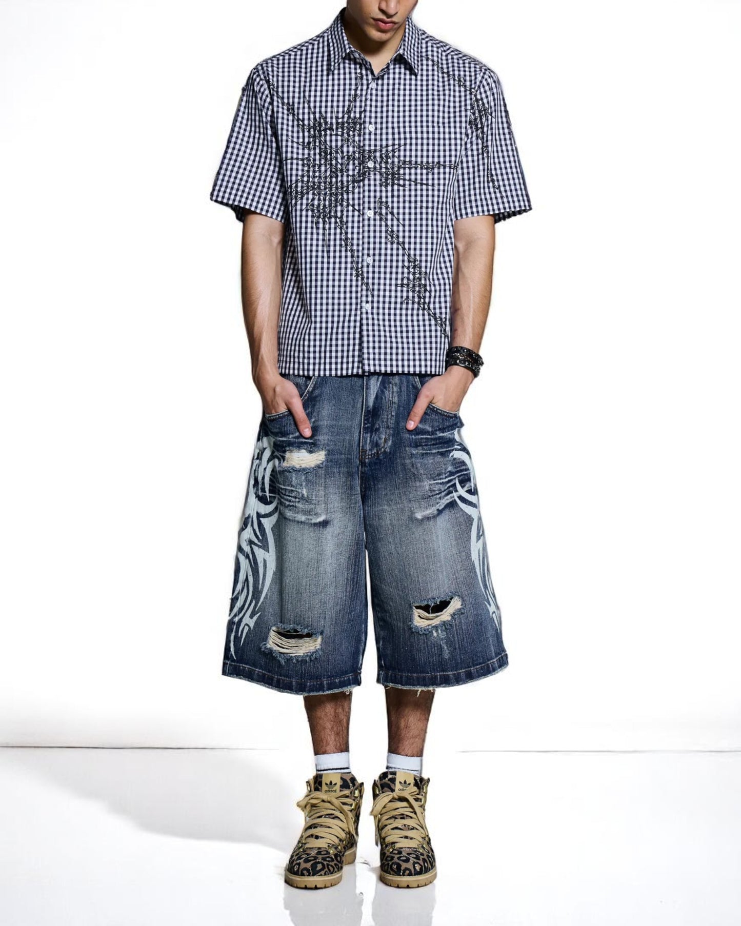 {M.Lu} Jaded London Denim Shorts