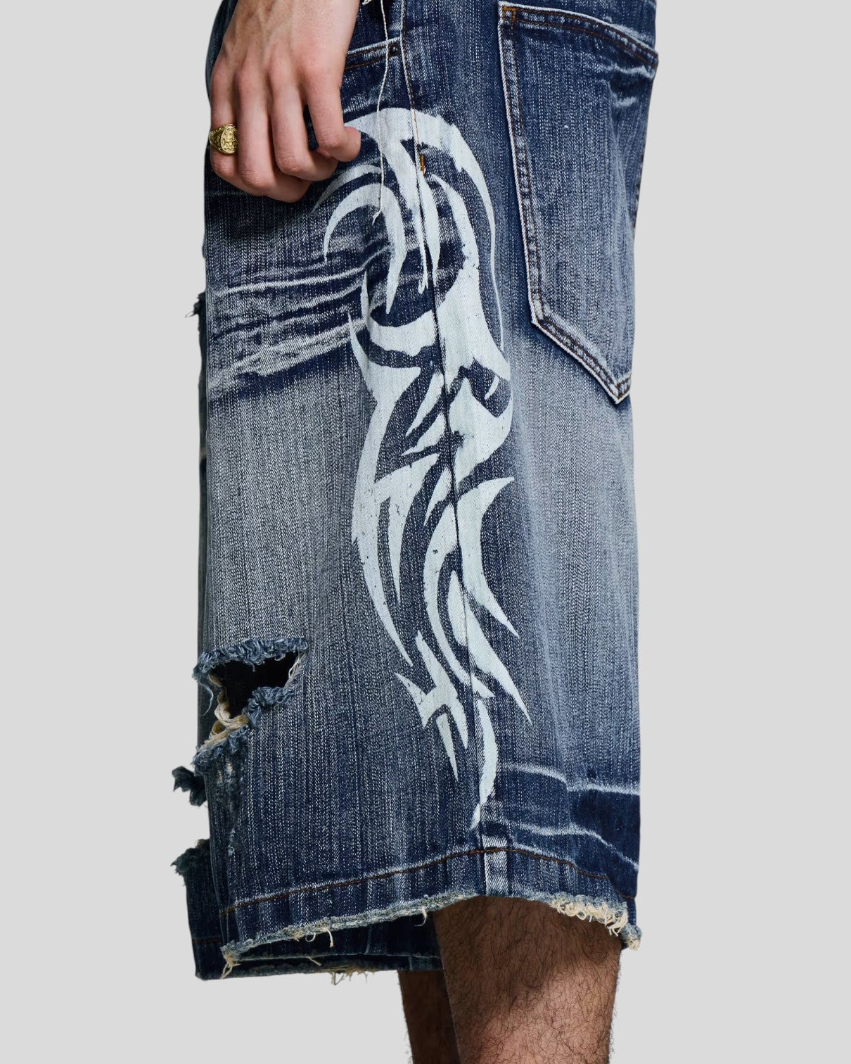 {M.Lu} Jaded London Denim Shorts