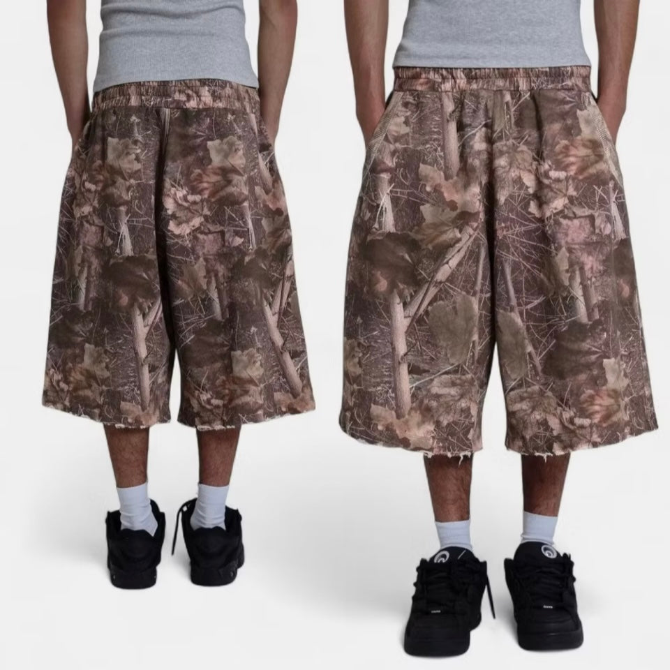 {M.Lu} Jaded London Camo Monster Jogger Shorts