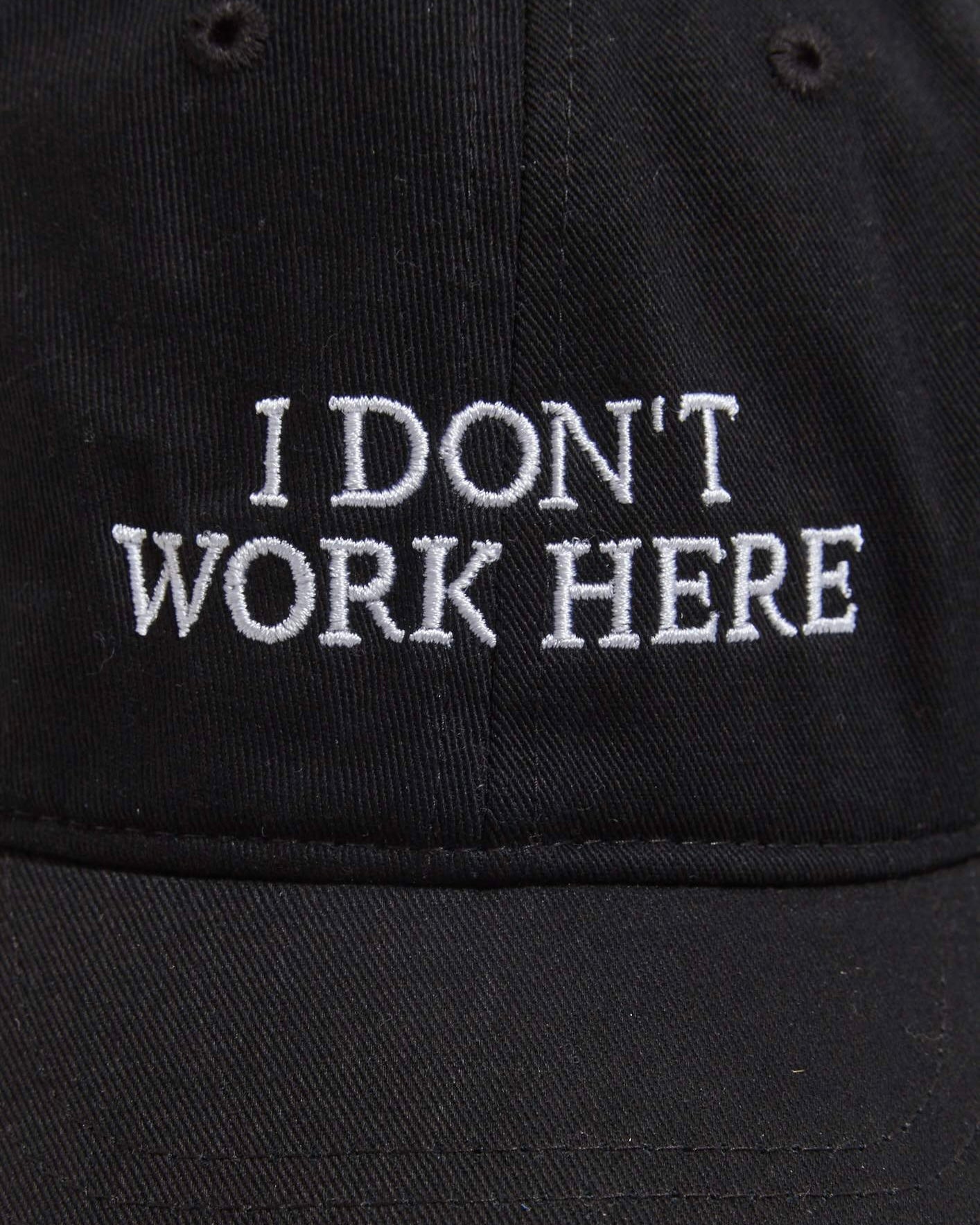 {M.Lu} IDEA I Don't Work Here Cap