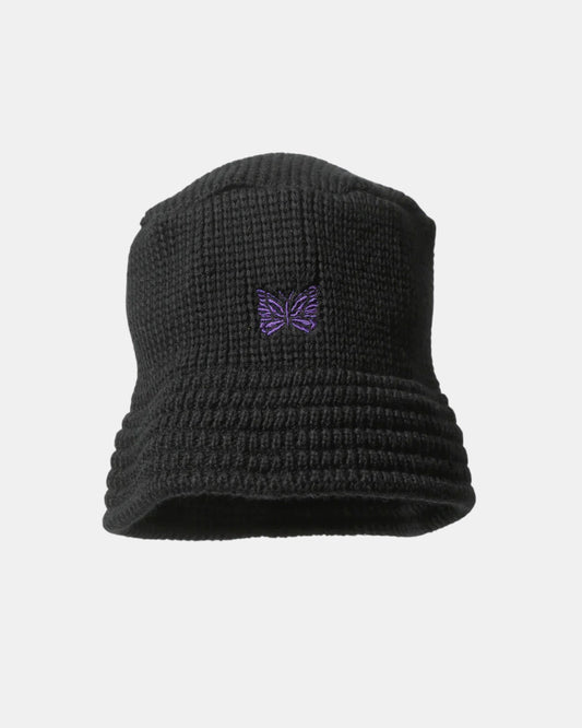 {M.Lu} Needles Wool Bucket Hat