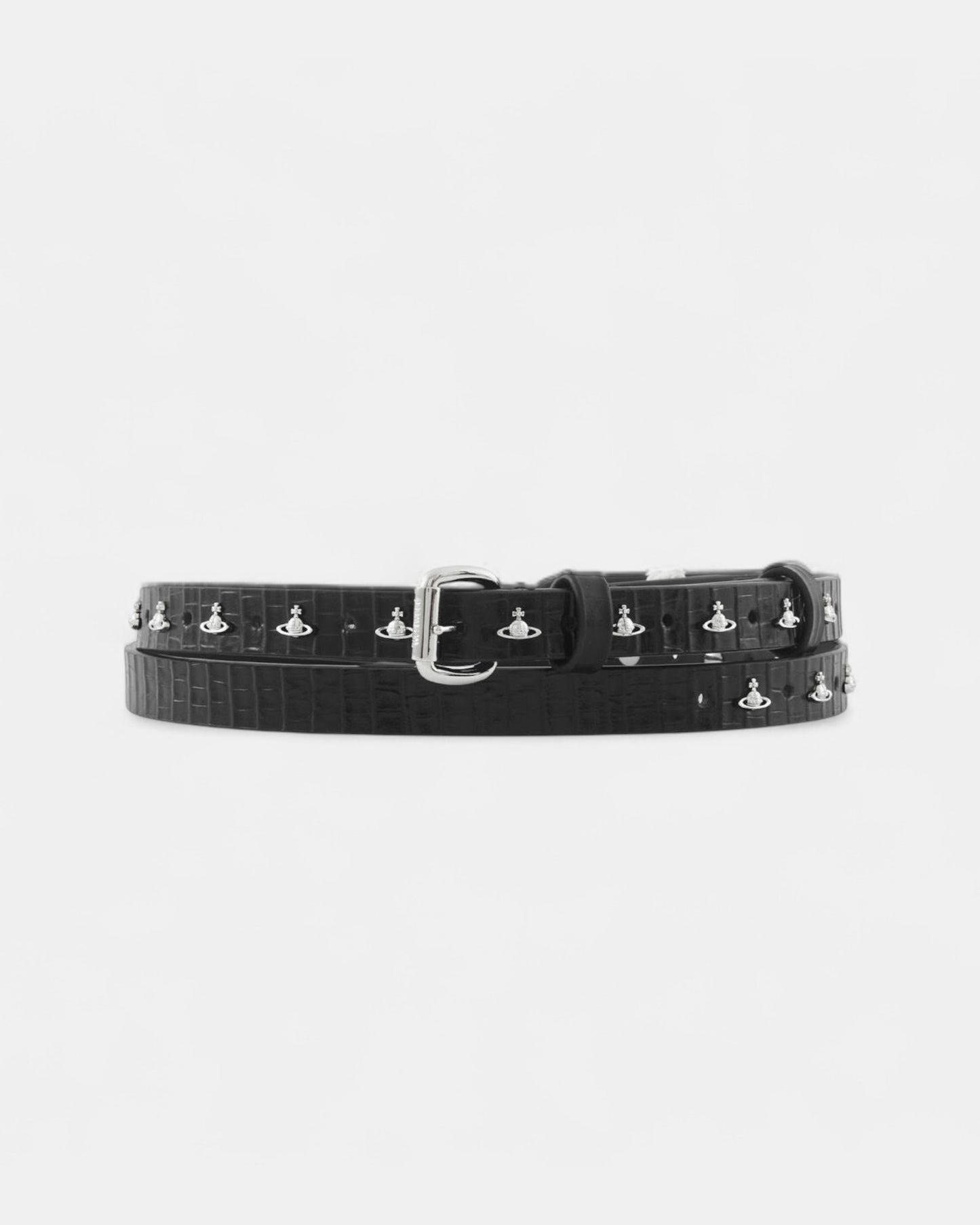 {M.Lu} Vivienne Westwood Mini Alex Orb Stud Buckle Belt