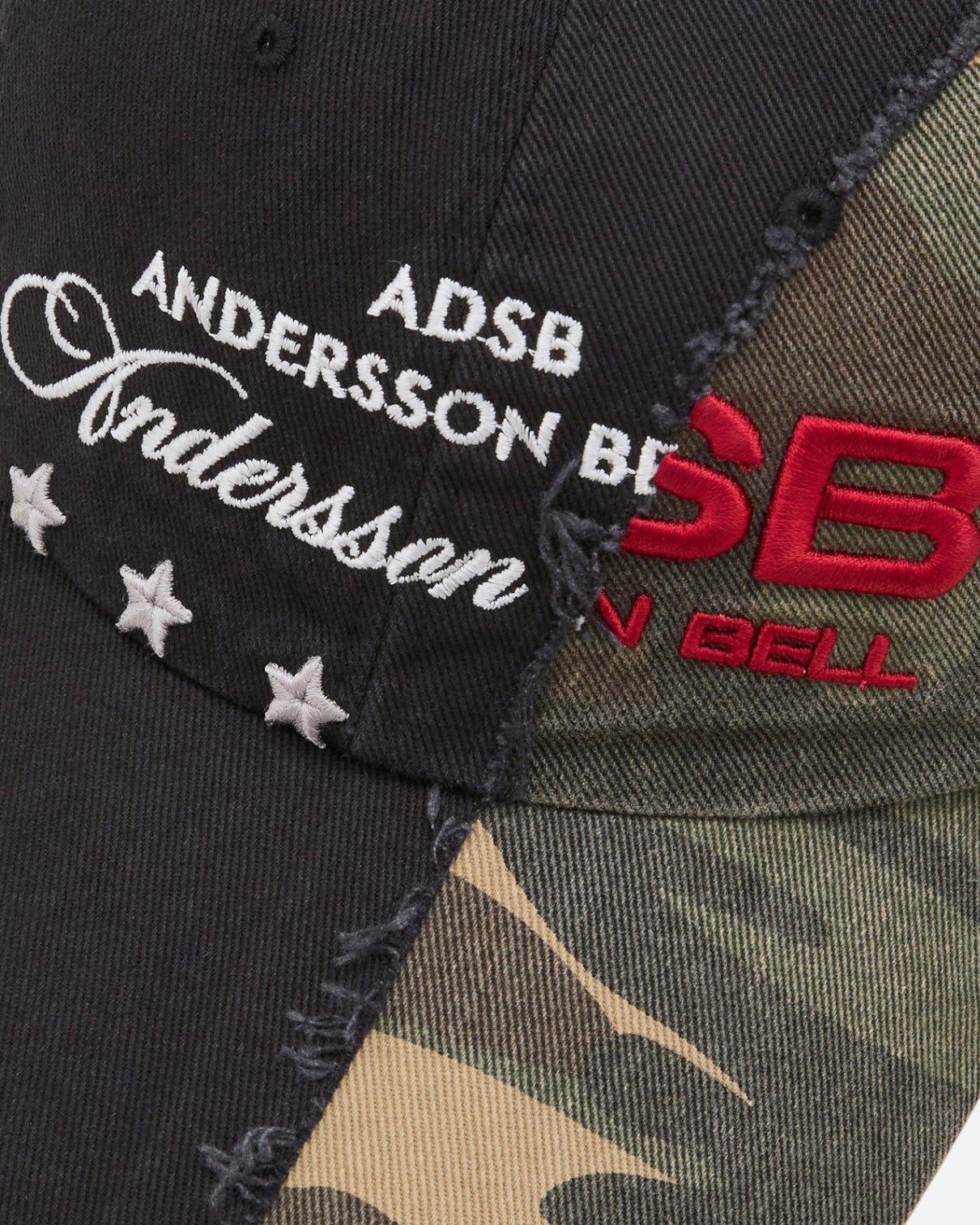 {M.Lu} Anersson Bell Camouflage Split Paneled Cap