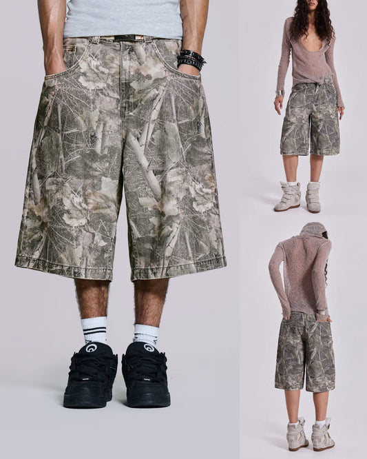 {M.Lu} Jaded London Camo Shorts